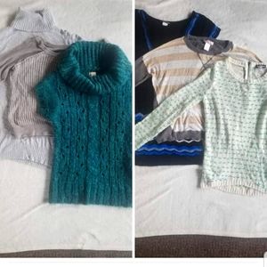 Winter Sweater Bundle, Medium, 6 Sweaters!
